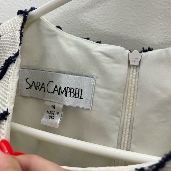 Sara Campbell Blue and Navy Dress - Picture 5 of 7